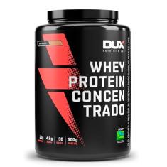 Whey Protein Concentrado Doce de Leite Pote 900g – Contribui para o Ganho Muscular Hipertrofia – Dux Human Health