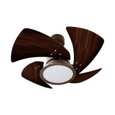 Ventilador De Teto Venti-Delta Tornado Led Com 4 Pás Tabaco / Marrom