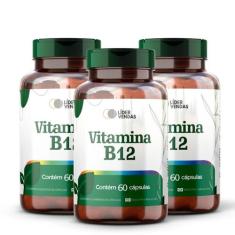 Vitamina B12 C/ 60 Cápsulas Kit 3 Potes - Lider vendas
