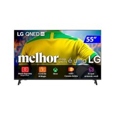 Smart TV LG 55QNED73ASA 55" 4K Ultra HD QNED Preto com Wi-Fi Bluetooth Webos 25 AI Thinq 110V