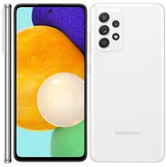Smartphone Samsung Galaxy A52 5G, Tela 6.5” 128GB, 6GB RAM, A528B - Branco