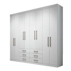 Guarda Roupa Casal Master 8 Portas 6 Gavetas Santos Andirá