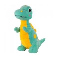 Dinossauro De Pelúcia Verde Com Bolinha 44 Cm