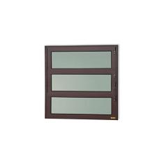 Janela de Alumínio Basculante 60x80cm Vidro Mini Boreal Elite Brimak Corten