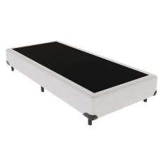 Cama Box Solteiro Branco Madeira 88x188