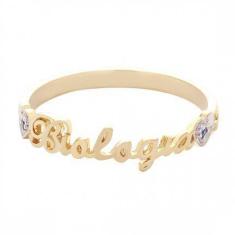 Anel de ouro 18k Biologia - Elegancy Joias, 26