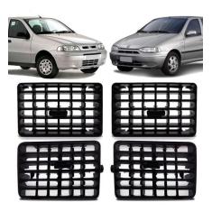 Kit 4 Grade Difusor Saida Ar Painel Palio Siena 96 97 98 99 - Auto Qua