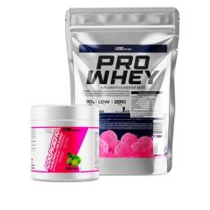 Whey Protein Refil 1Kg + Colágeno com Betacaroteno 250g - Pro Healthy 