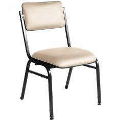Kit Com 3 Cadeiras Para Auditórios Linha Hotel Smart Bege