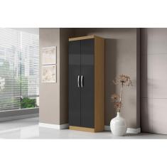 Armário Multiuso Sapateira New Atacama / Grafite- Aramóveis