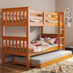 Treliche de Solteiro Madeira Maciça para Colchão 88 x 188 cm Multimóve