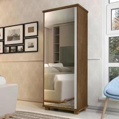 Armário Multiuso Londres com Espelho - Móveis Luapa Malbec