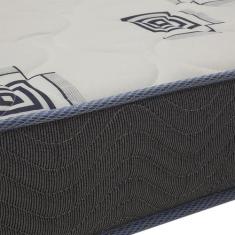 Cama Solteiro Simba Pés Madeira Natural com Colchão D33 - Reller Móvei