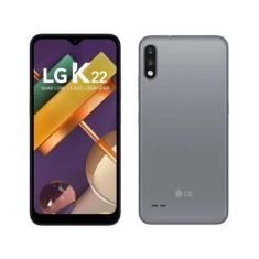 Smartphone LG K22 32GB Titan 4G Quad-Core - 2GB RAM Tela 6,2 Câm. Dupl