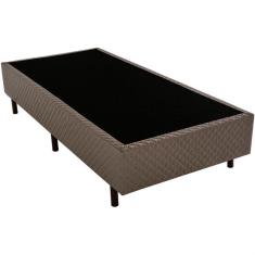 Base Box Para Colchão De Solteiro Ilhéus Biflex Marrom