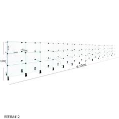 Balcão de atendimento - 6,50 x 1,00 X 0,40