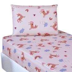 Jogo de Lençol Cama Solteiro 2Pçs Quarto Infantil Bouti Kids - EMPÓRIO