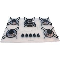 Fogão Cooktop 5 Bocas Tripla Chama Safanelli