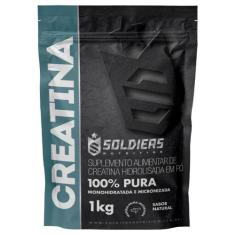 Creatina Monohidratada 1Kg - 100% Pura Importada - Soldiers Nutrition