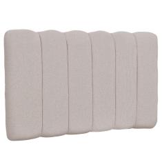 Cabeceira Cama Box Painel Solteiro 100 Cm Dubai W01 Bege