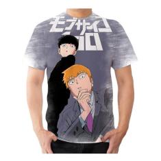 Camisa Camiseta Personalizada Mob Psycho 100 Anime 3