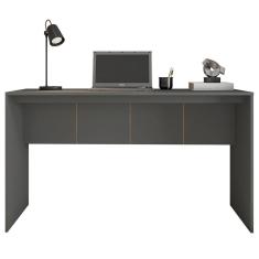 Mesa Para Computador Escritório 135 Cm Cubic Cinza Caemmun