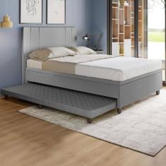 Base Box Casal com Cama Auxiliar c/colchão conjugado Corino SkyBox