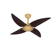 Ventilador De Teto Econômico Dourado Quad 4 Pás Ventax 110V, 110V