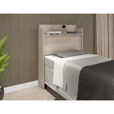Cabeceira box Solteiro Thayna Amarula 88 cm - Framar Móveis