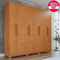 Guarda-Roupa Casal 100% MDF 8 Portas e 4 Gavetas Heros - Tudo de Móveis