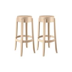 Kit 2 Banqueta De Cozinha Shine Uz8007 2 Un Capuccino - Kappesberg