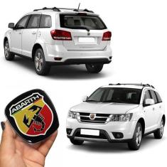 Kit Emblemas Fiat Abarth Freemont Ades Dianteiro Traseiro - SPORTINOX