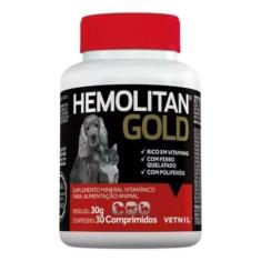 VETNIL Hemolitan Gold 30 Comprimidos Vetnil