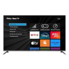 Smart TV Philco 60” 4K UHD P60CRA Roku TV Dolby Audio Quad Core Space Gray