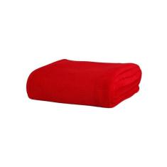 Cobertor Manta Casal Padrão  Anti Alérgico Vermelho
