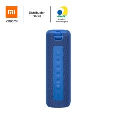Caixa de Som Bluetooth Xiaomi 16W à prova d'água IPX7 13h bateria tws Microfone integrado Azul