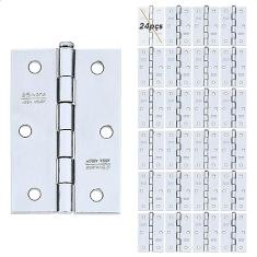 Kit 24 Dobradiças Silvana 850 Até 25kg - 3,5" Polegadas Zincado