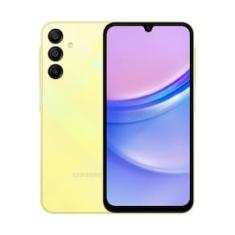 Smartphone Samsung Galaxy A15 4G Verde Claro 128GB, 4GB RAM, Processador Octa-Core, Câmera Tripla Traseira, Selfie de 13MP, Tela Infinita de 6.5" 90Hz