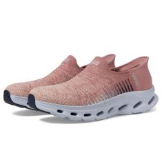 Skechers Tênis feminino Go Walk Glide Step 2.0 Venus Hands Free Slip-ins, Malva/azul, 36