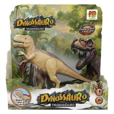 Boneco Dinossauro Tiranossauro Com Luz E Som Dm