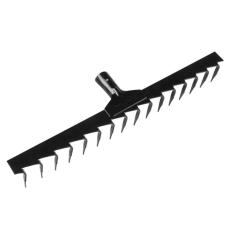 Ancinho Estampado Com 16 Dentes Tramontina Em Aço Sem Cabo