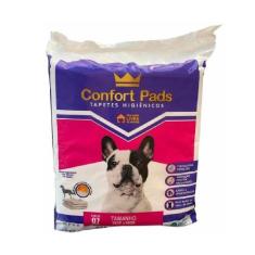 Tapetes Higiênicos Confort Pads 80x60cm 07 Unidades P/ Pets - Confort 