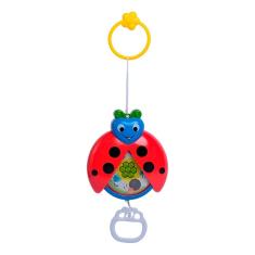 Móbile Musical Infantil Diversos Bichinhos Berço joaninha