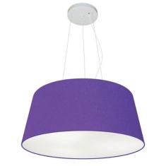 Lustre Pendente Cone Vivare Md-4048 C pula Em Tecido 21/50x40