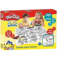 Play Doh Tapete Para Colorir c/ Giz De Cera - Fun F0054-4