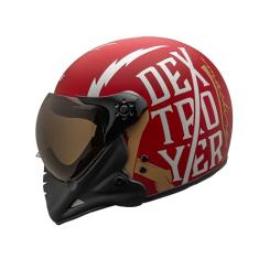 Capacete Peels F21 Burn Bordo Vinho Aberto Queixeira Moto (56)