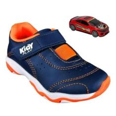 Tenis Infantil Masculino Kidy Respitec Play Mais Carrinho C NF-Unissex