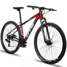 Bicicleta Aro 29 GTS FEEL RDX Câmbio Shimano Freio a Disco 21 Marchas-Unissex