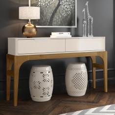 Aparador Amalfi Off White/Madero Canela