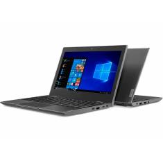 Notebook Lenovo Intel Celeron N4000 11.6 4GB ram 64GB eMMC Thinkpad 100E 81M8S01400 Preto